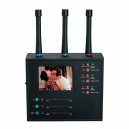 Professional tri-band wireless scanning spy camera